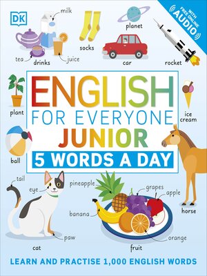 cover image of English for Everyone Junior 5 Words a Day